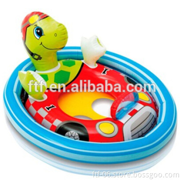 Intex Turtle See Me Sit Ring Inflatable Baby Float